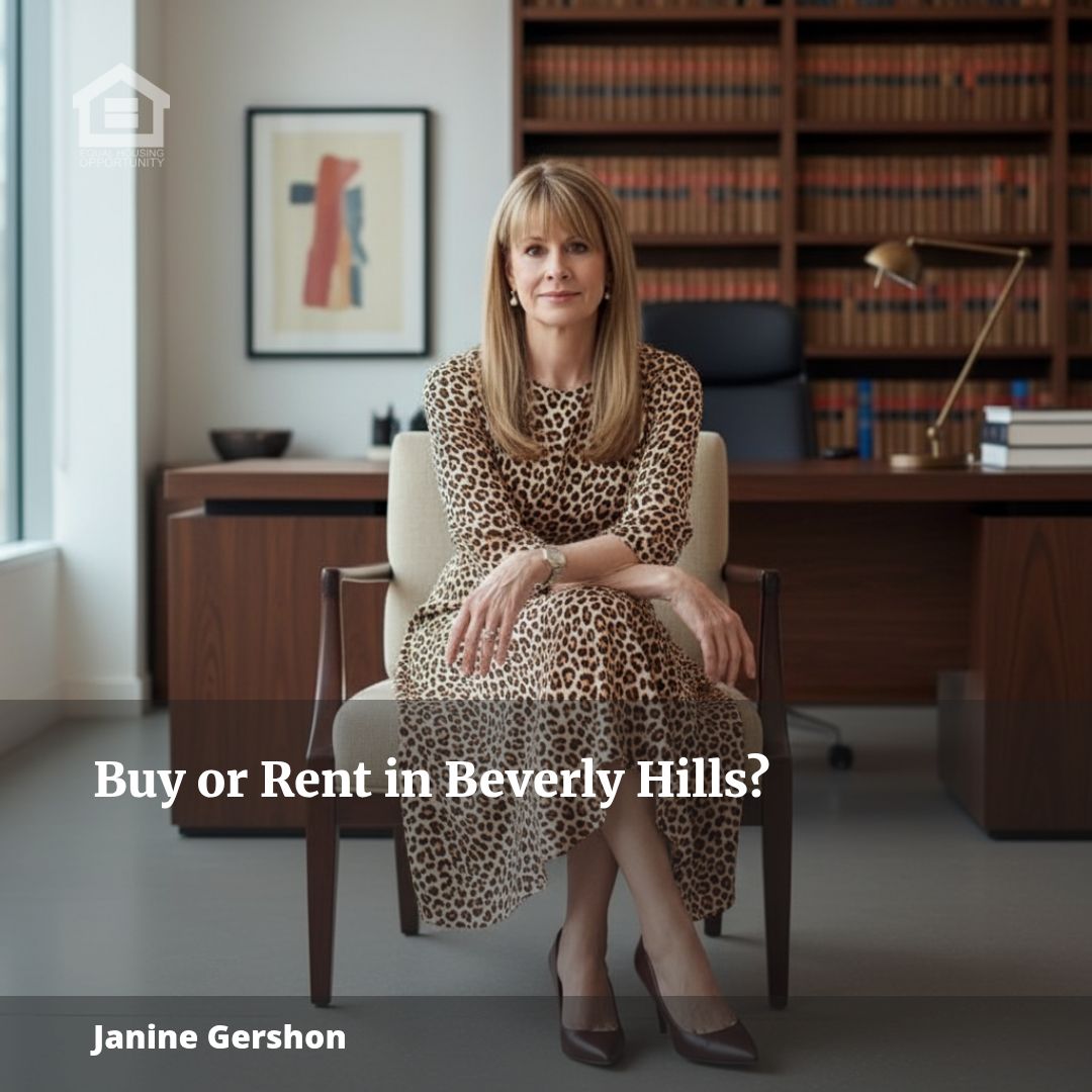 Buy or Rent in Beverly Hills? Janine Gershon Reveals All!